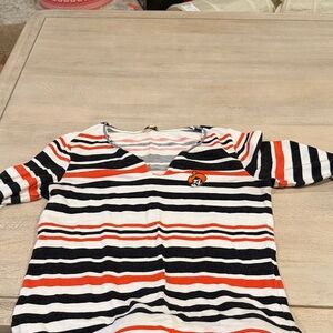 Oklahoma state OSU Striped Long Sleeve Top